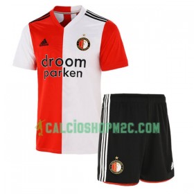 Feyenoord Rotterdam Bambino Maglia Prima 2020/2021 Manica Corta (+ Pantaloncini)